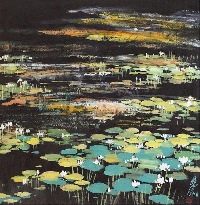 色粉画之遮盖法