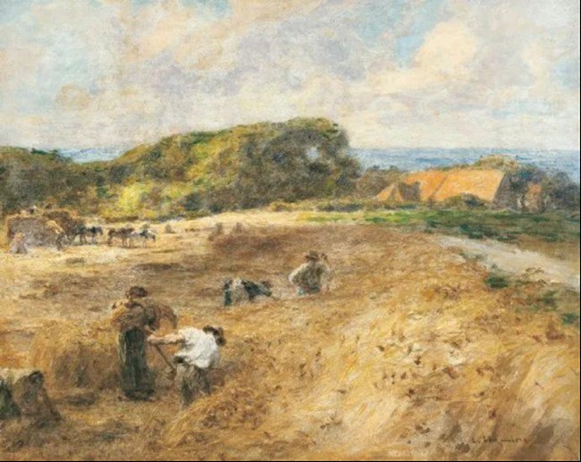 色粉画之利用底色法