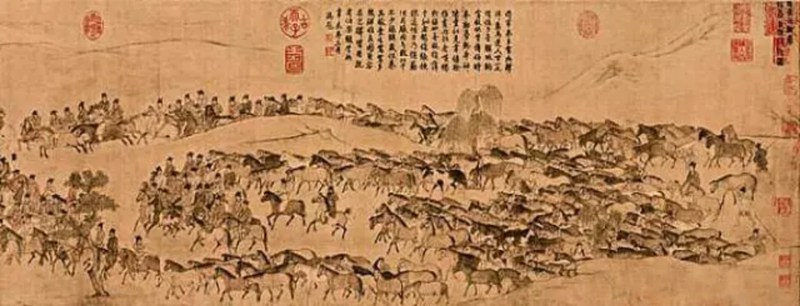 中国画之点垛法
