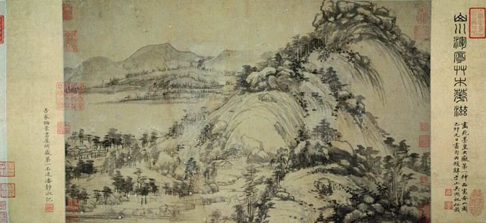 中国画之断带皴