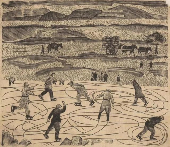 版画之白线雕版法