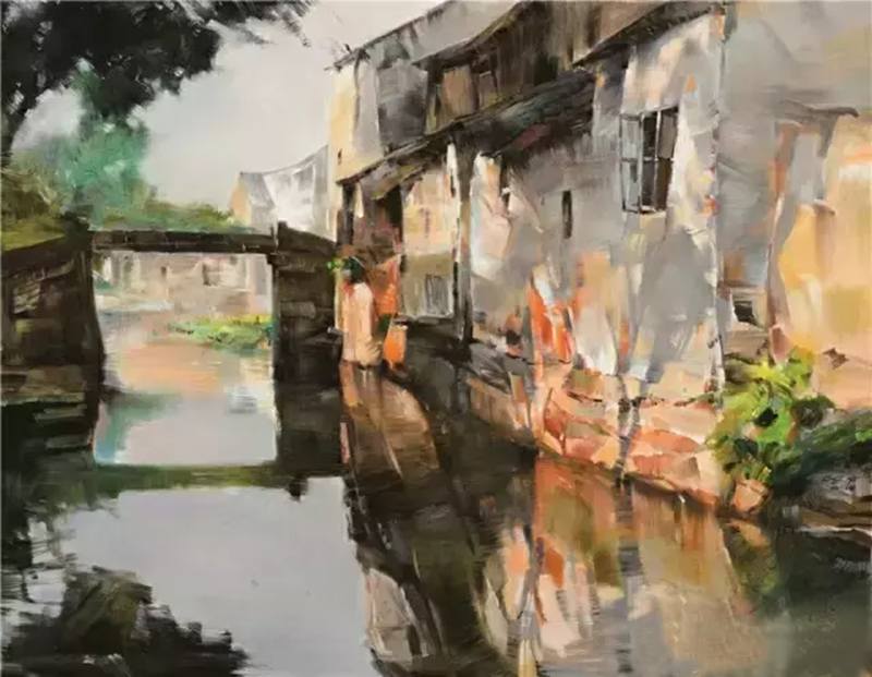 色粉画之喷溅法